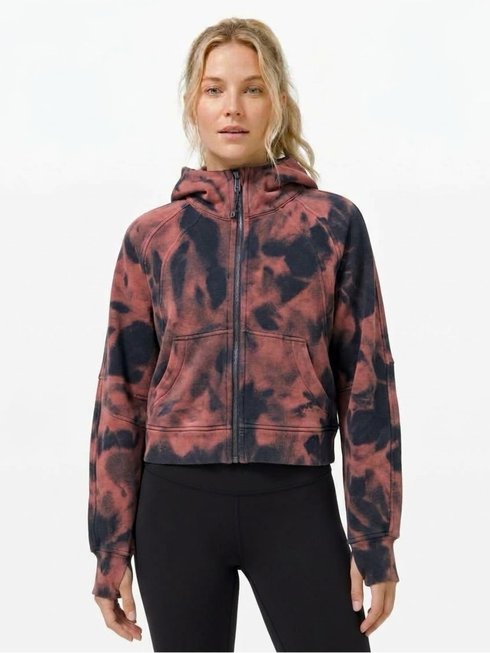 Lululemon Scuba Oversized Full Zip Hoodie
Orange Black Tie Dye. Size M/L